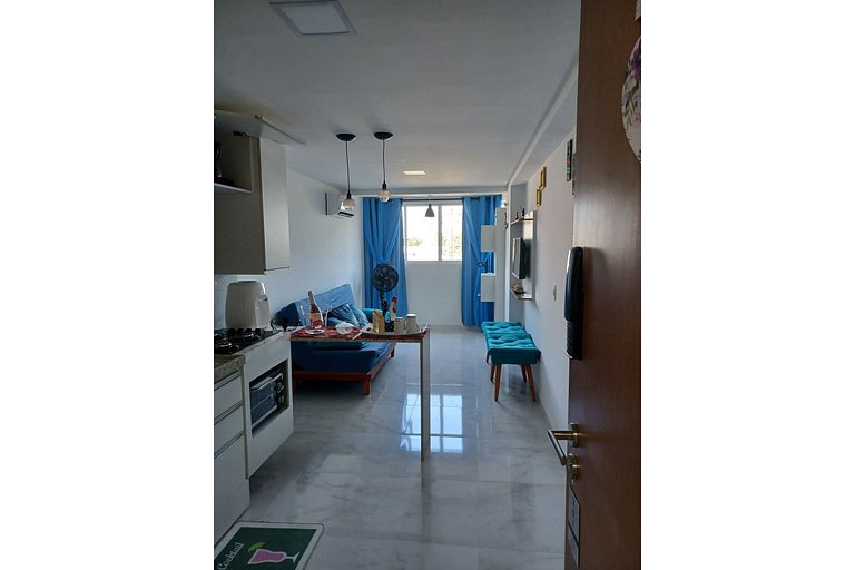 Ap. 207 no Makambira Residence - centro/praia