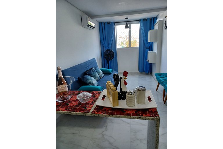 Ap. 207 no Makambira Residence - centro/praia