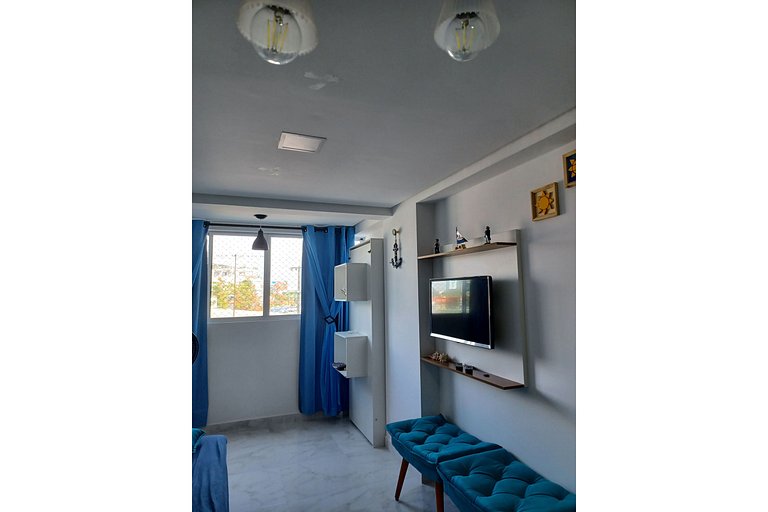 Ap. 207 no Makambira Residence - centro/praia