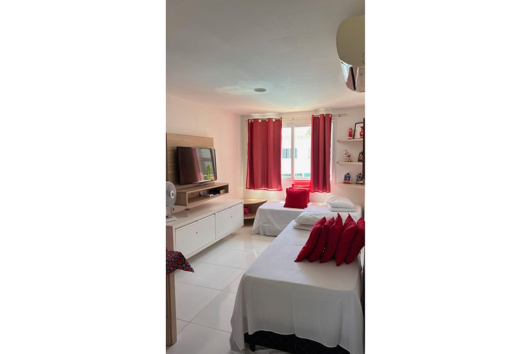 Ap. 17 no Mandakaru Residence - Mandakaru Temporada - Flat d