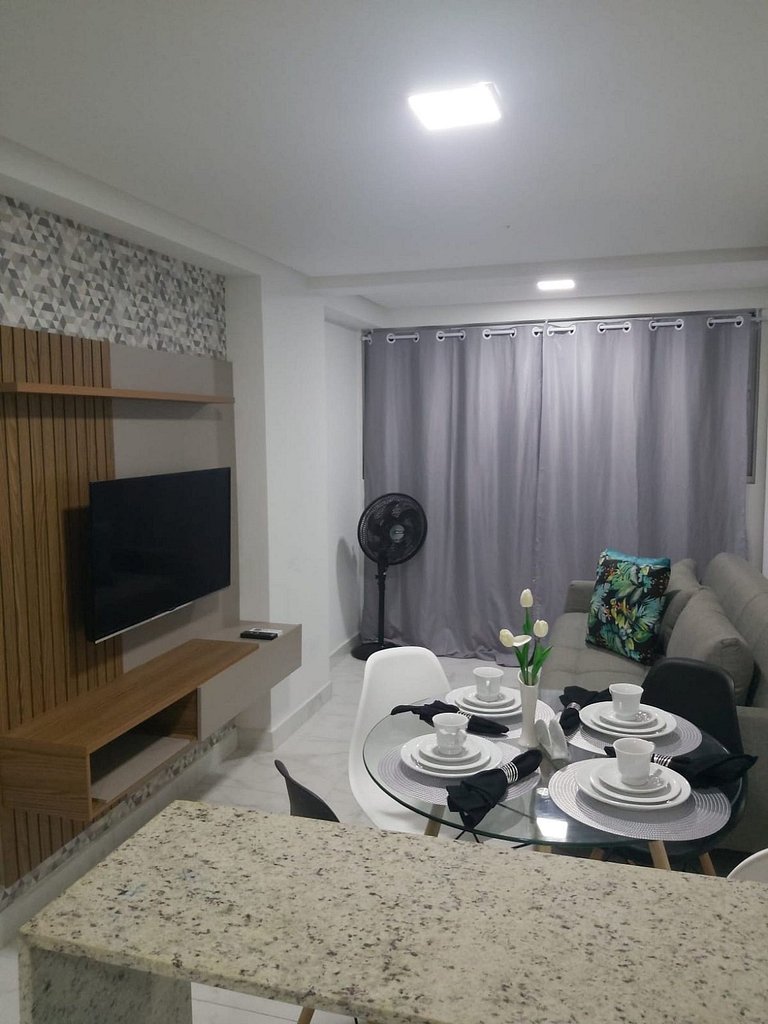 Ap. 208 no Makambira Residence - centro/praia
