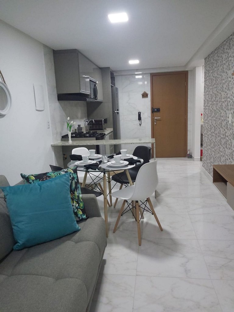 Ap. 208 no Makambira Residence - centro/praia