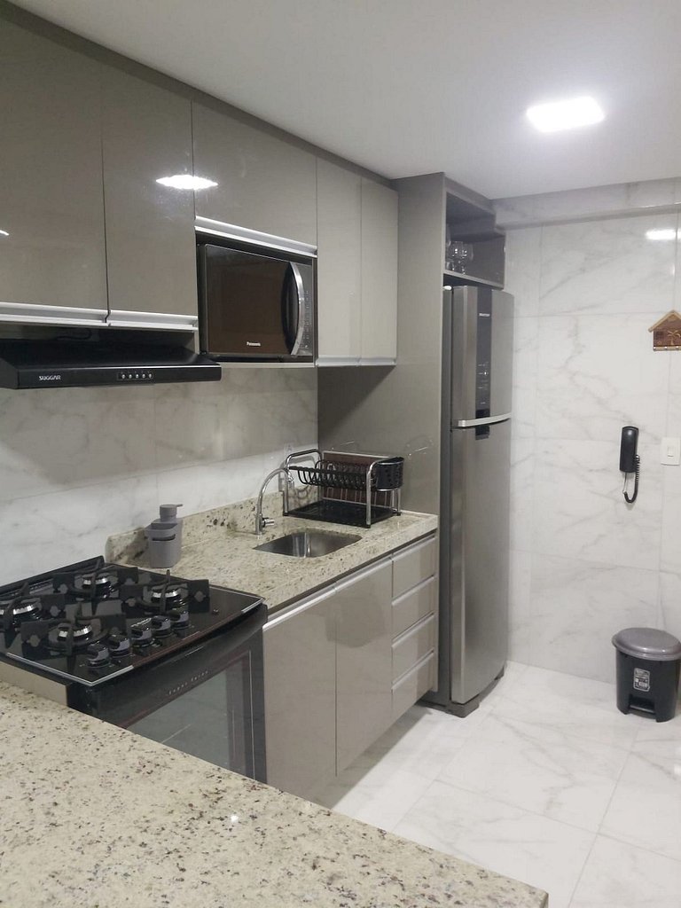 Ap. 208 no Makambira Residence - centro/praia