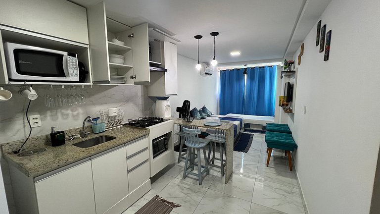 Ap. 207 no Makambira Residence - centro/praia