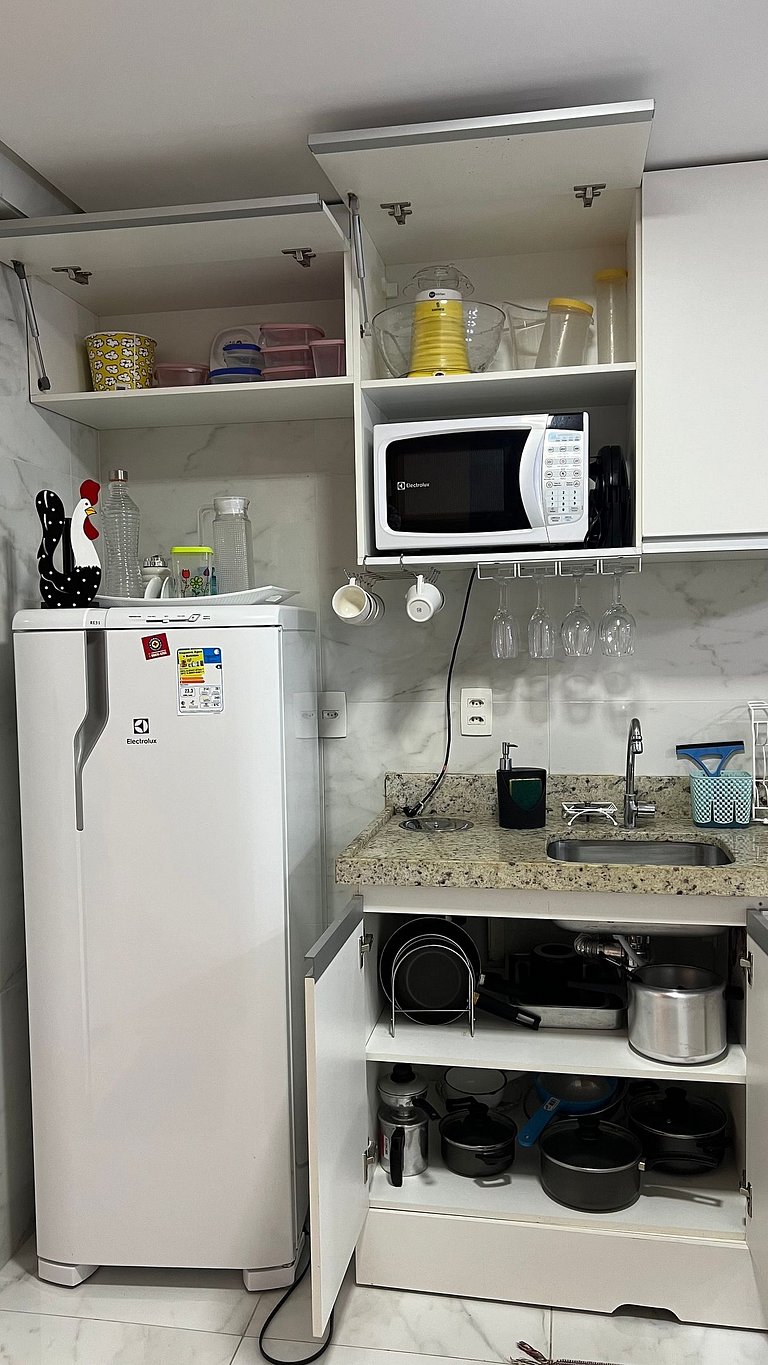 Ap. 207 no Makambira Residence - centro/praia