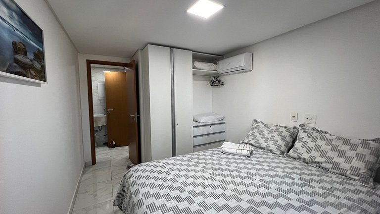Ap. 208 no Makambira Residence - centro/praia