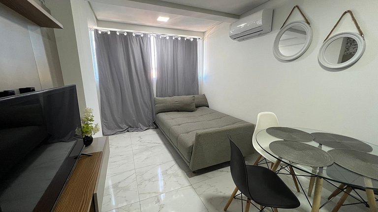 Ap. 208 no Makambira Residence - centro/praia
