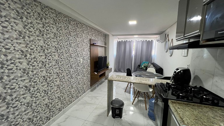 Ap. 208 no Makambira Residence - centro/praia