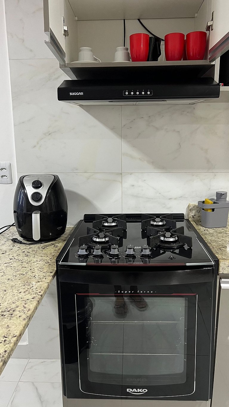 Ap. 208 no Makambira Residence - centro/praia