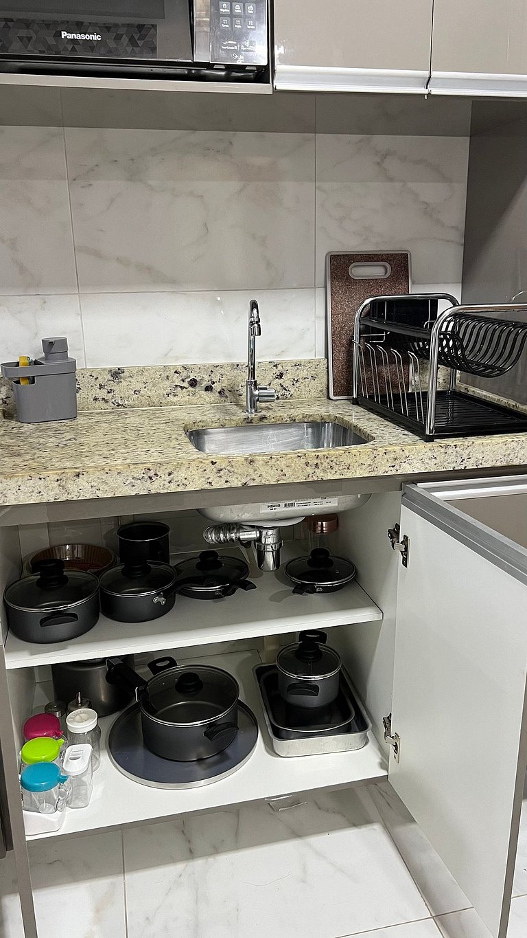 Ap. 208 no Makambira Residence - Mandakaru Temporada - Flat