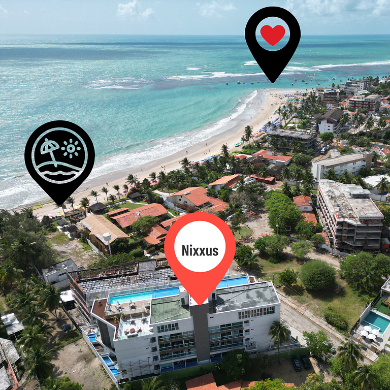 Ap 123 no Nixxus Residence - Mandakaru Temporada - Flat da E