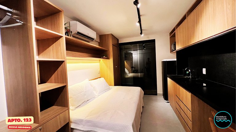 Ap 123 no Nixxus Residence - Mandakaru Temporada - Flat da E