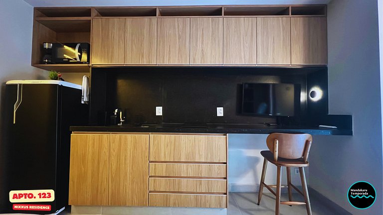 Ap 123 no Nixxus Residence - Mandakaru Temporada - Flat da E