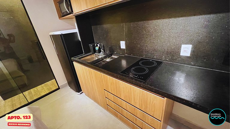 Ap 123 no Nixxus Residence - Mandakaru Temporada - Flat da E