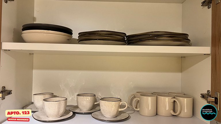 Ap 123 no Nixxus Residence - Mandakaru Temporada - Flat da E