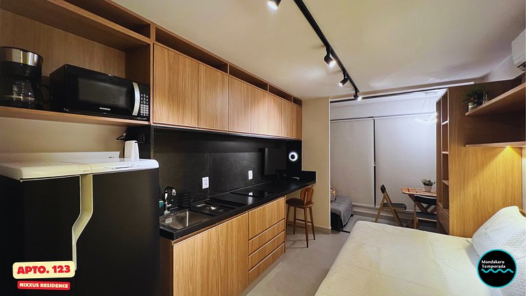 Ap 123 no Nixxus Residence - Mandakaru Temporada - Flat da E