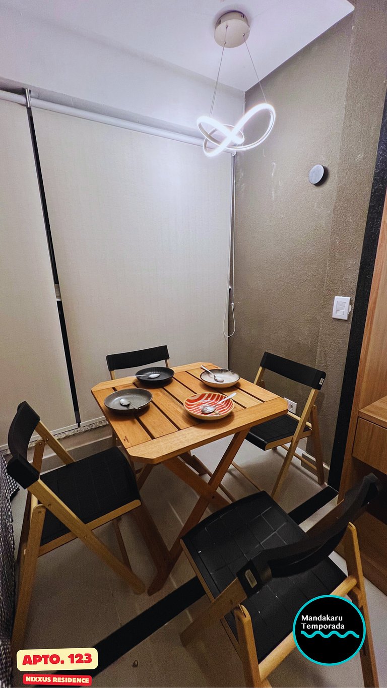 Ap 123 no Nixxus Residence - Mandakaru Temporada - Flat da E