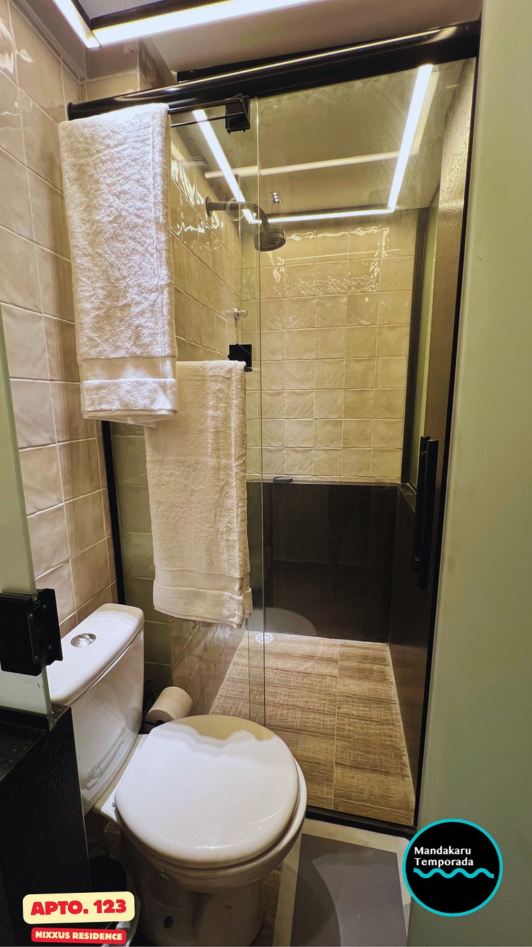 Ap 123 no Nixxus Residence - Mandakaru Temporada - Flat da E