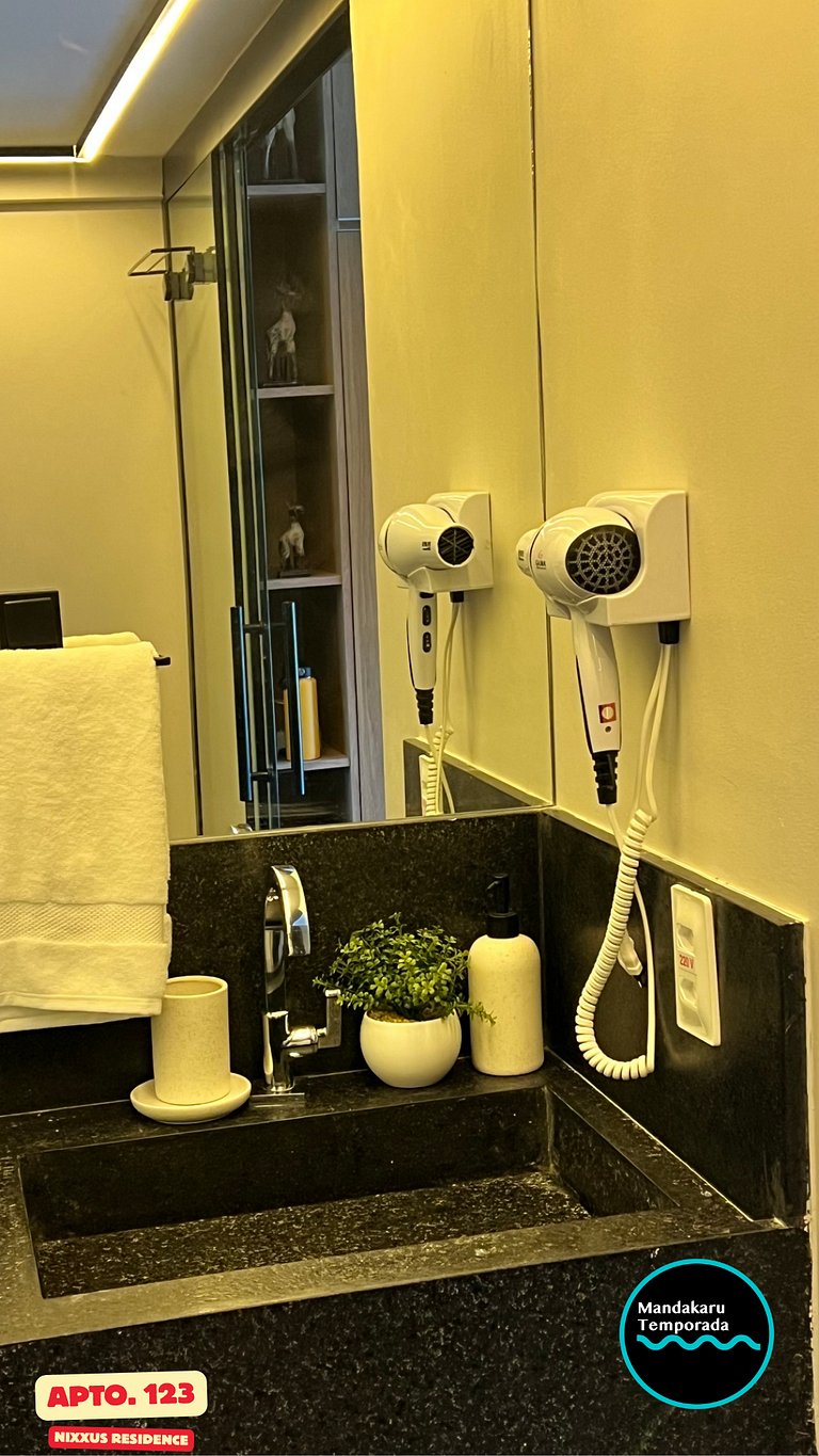 Ap 123 no Nixxus Residence - Mandakaru Temporada - Flat da E