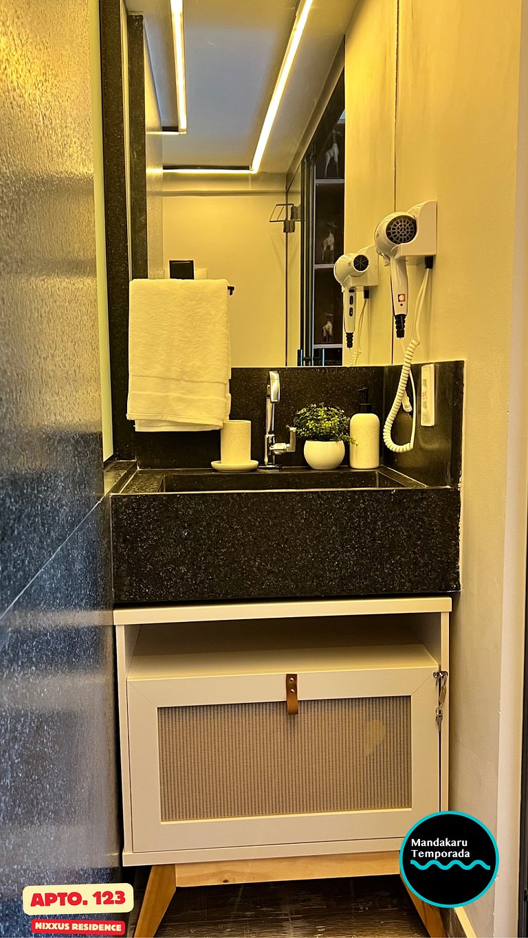 Ap 123 no Nixxus Residence - Mandakaru Temporada - Flat da E